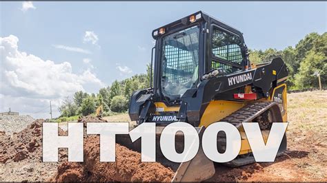 hyundai compact track loader|HT100V .